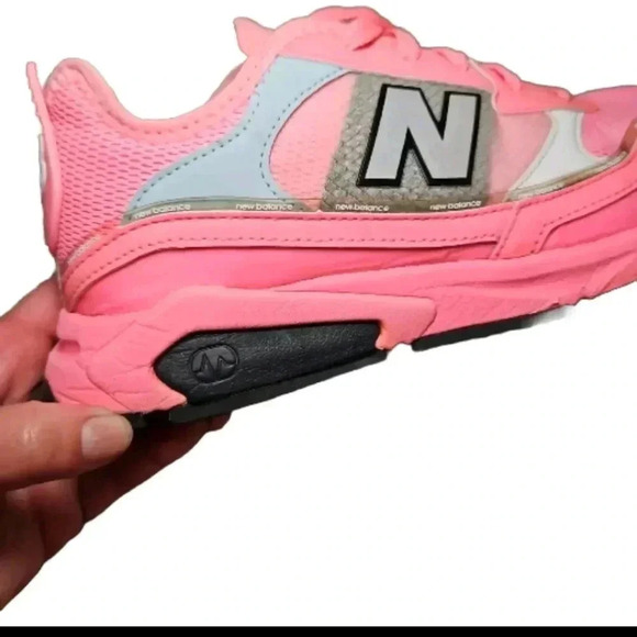 New Balance Womens Pink X Racer Trendy Colorful Running Shoe 8 - Picture 11 of 15